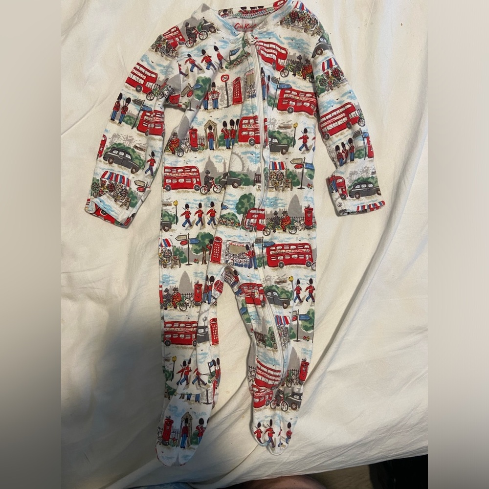 London baby zipper pajamas 3-6 months Unisex